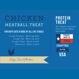 Chicken Meatballs Nature's Select Chicken Meatballs Freeze Dried Additional Details