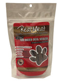 The Real Meat Company Duck Neckers 6oz Real Meat Air Dried Duck Neckers bag front