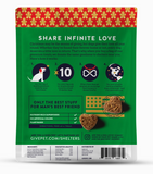 GIVEPET GINGERBONE HOUSE DOG TREATS