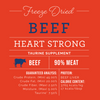Beef Heart Strong Supplement Guaranteed Analysis Recipe