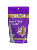The Real Meat Company Lamb and liver dog treat 12oz bag front
