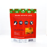 GIVEPET PUGLY SWEATER PARTY DOG TREATS back of 6oz bag