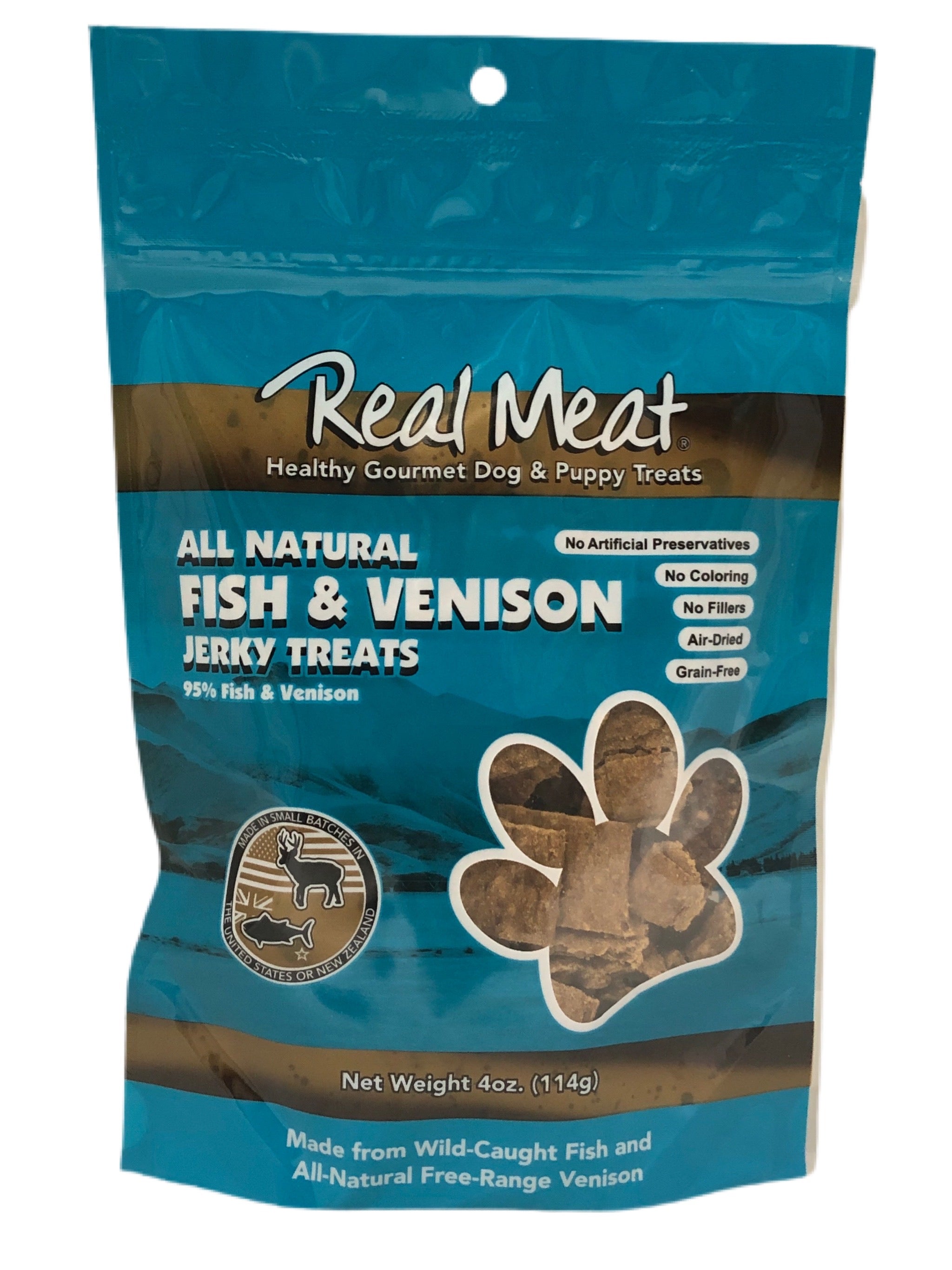 Real meat venison dog sales treats