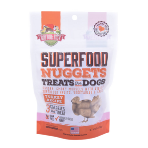 Boo Boo's Best SuperFood Nuggets Turkey Recipe Dog Treats