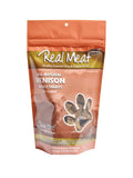 The Real Meat Company venison dog treats 12oz bag front