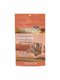 The Real Meat Company venison jerky dog treats 4oz bag front